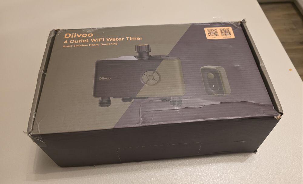 Programator temporizator irigatii 4 zone, smart, wi-fi, Diivoo