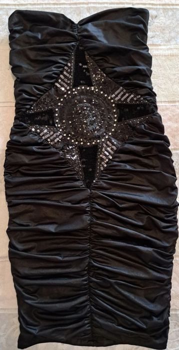 Noua! Rochie de seara elastica fara bretele, nr 38