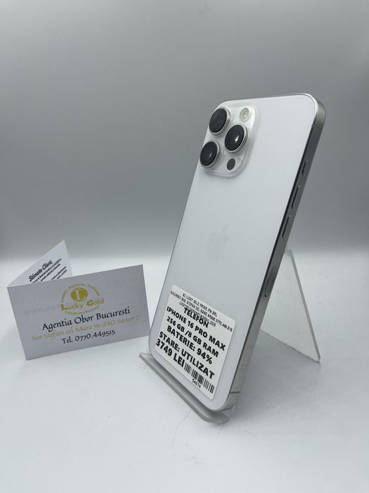 Iphone 16 Pro Max 256Gb / 94% Bat / FACTURA/GARANTIE #54674