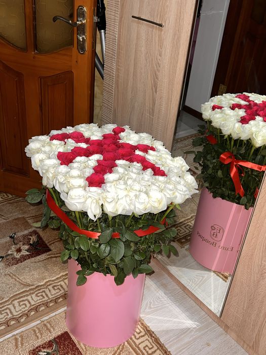 Белые розы для дамы