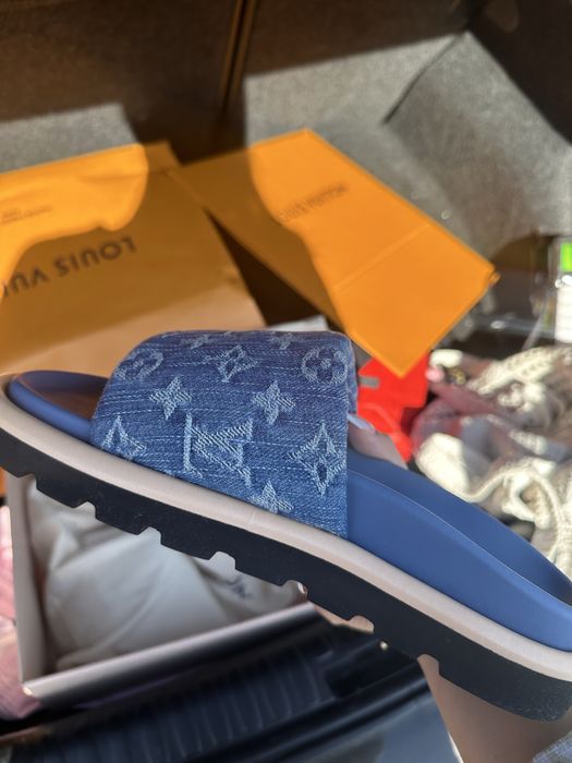 Чисто нови чехли Louse Vuitton