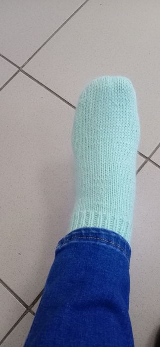 Носки вязанные теплые