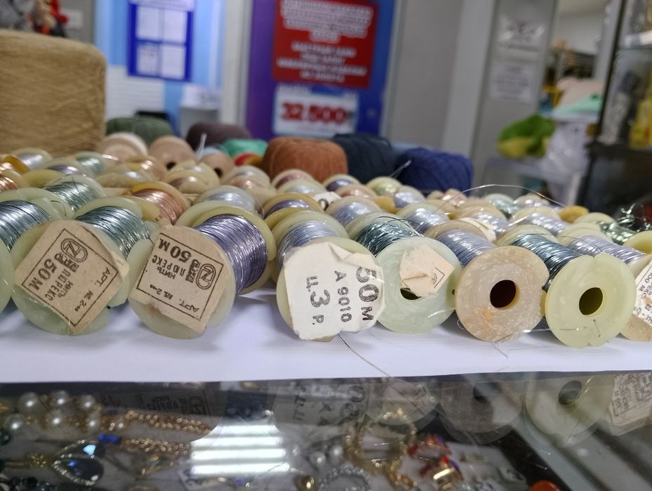 Продам нитки, люрекс