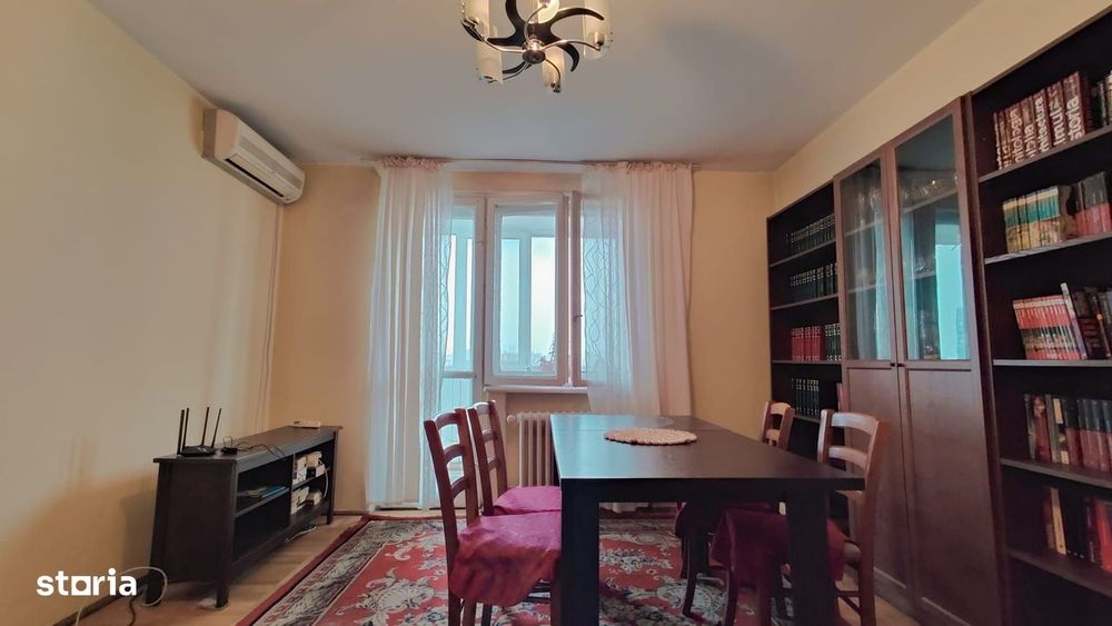 Apartament 3 camere – Șoseaua Ștefan cel Mare – etaj 6/7 – 2 balcoane