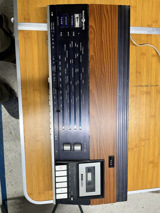 Vand radiocasetofon Radionette vintage