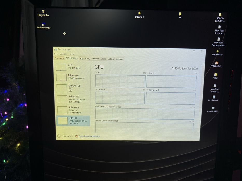 PC Gaming Intel I5-10th gen, AMD Radeon 6600 8gb | Mid tier Gaming FHD