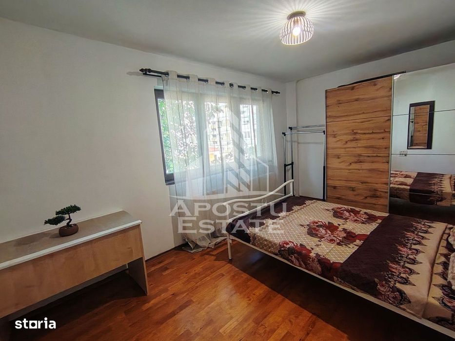 Apartament de inchiriat 3 camere, centrala proprie, etaj 1, zona Dacia