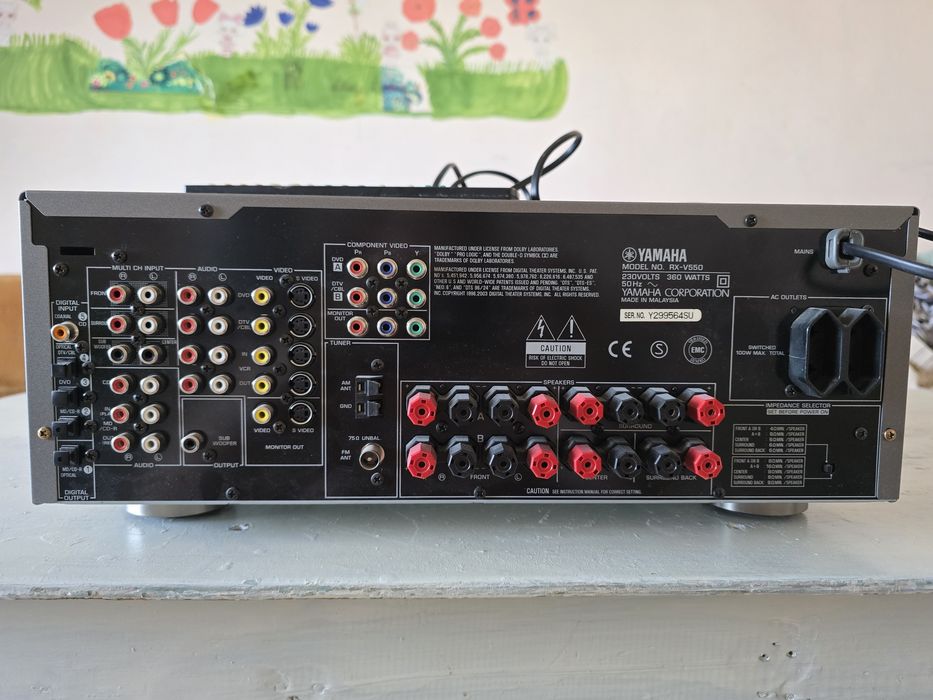 Yamaha rx- v550 ресивер