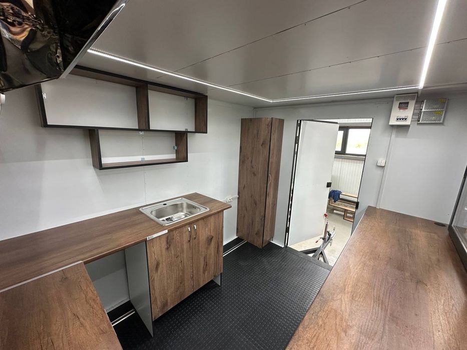 Търговска каравана за бързо хранене + аспиратор