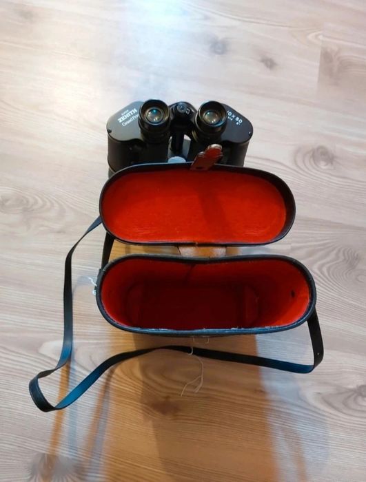 Binoclu Super Zenith Grand Prix 10×50 – Vintage cu husă de piele!