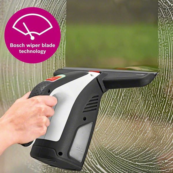 Акумулаторен Уред за Почистване на Прозорци Bosch GlassVac, 06008B7000, 2 години Гаранция, Нов