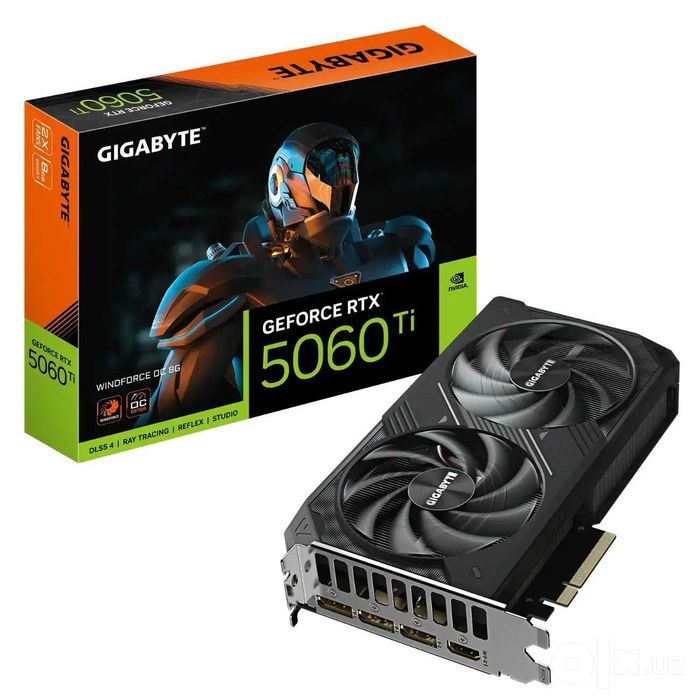 Видеокарта GIGABYTE GeForce RTX 5060 Ti -8Gb WINDFORCE