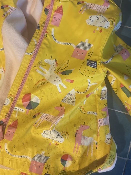 Детско яке за дъжд с подплата