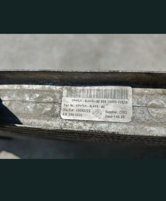 intercooler 2.4 jtdm alfa romeo 159  vp4flh-9l440-ae