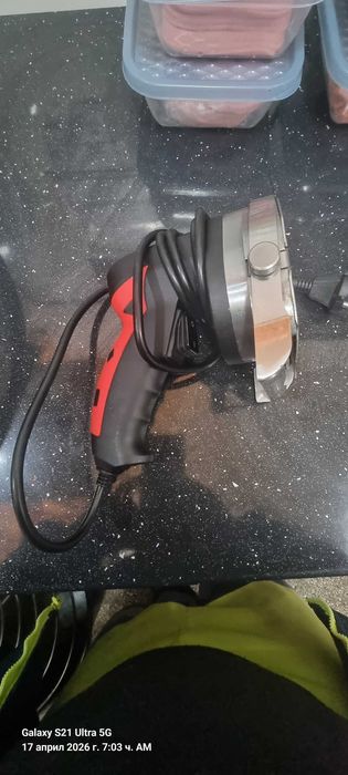 Дюнер машина на ГАЗ с две пити и горен ел.мотор за въртене на шиша