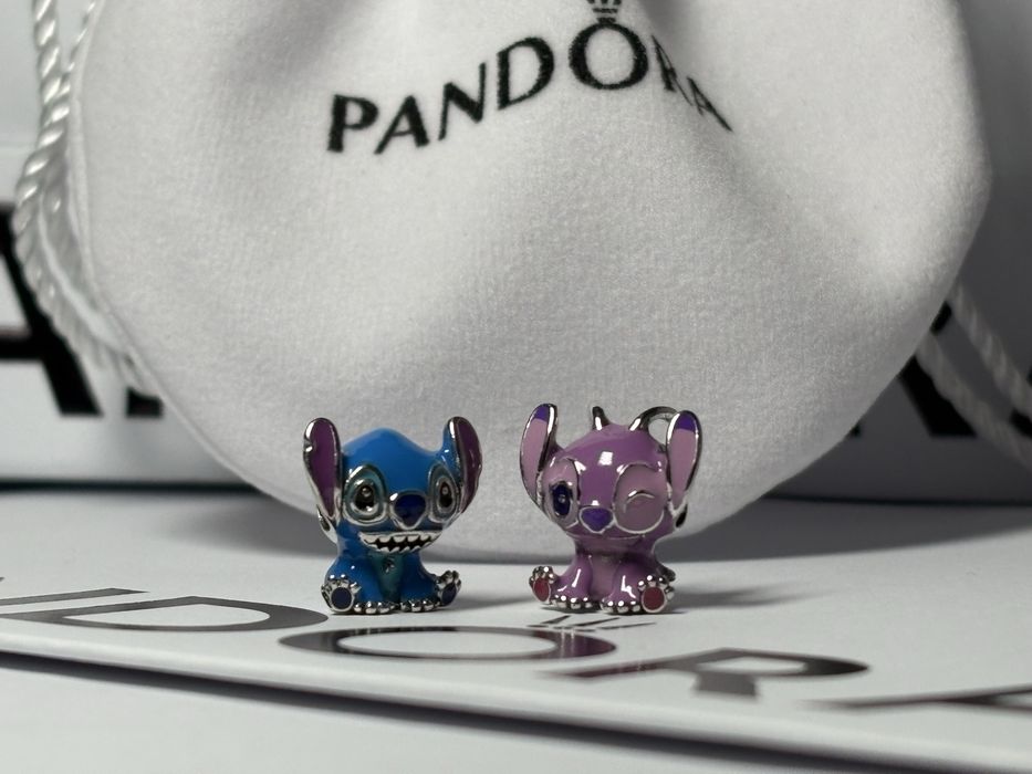 Pandora Disney Angel + Stitch Charm