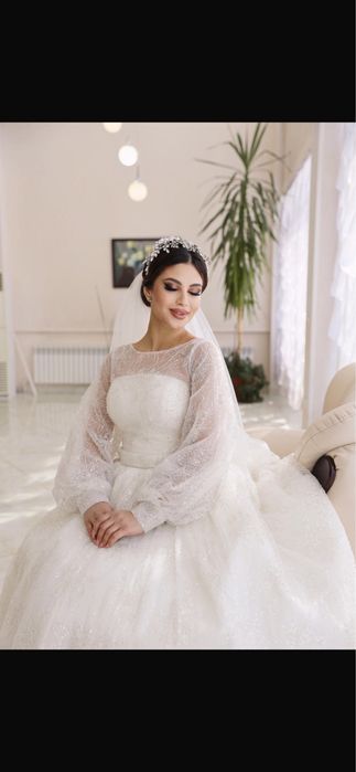 Роскошное свадебное платье