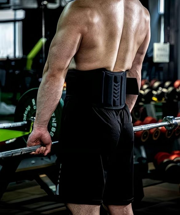 Тяжелоатлетический спортивный пояс ремень для зала спортзала