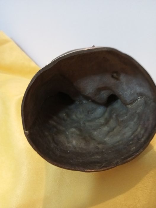 Statuetă bronz miner h 32 cm