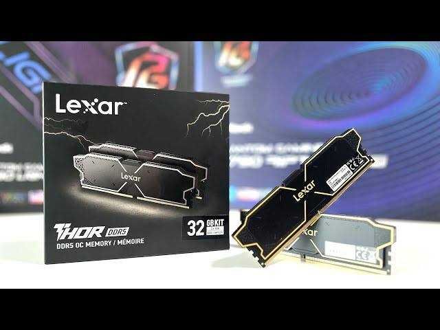 Новая Оперативная Память Lexar Thor DDR5 32Gb 6000GHz 16*2