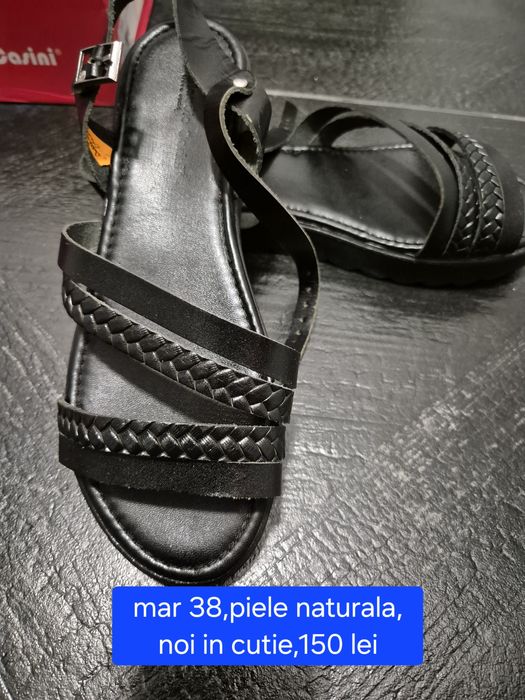 Sandale piele naturala noi mar 38