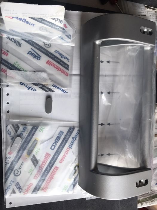 Maner frigider combina beko arctic argintii noi 25cm 455384