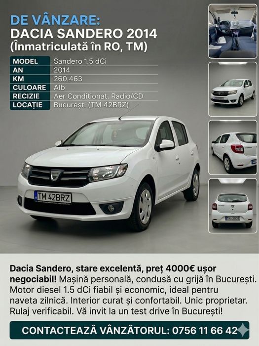 DACIA Sandero 2014