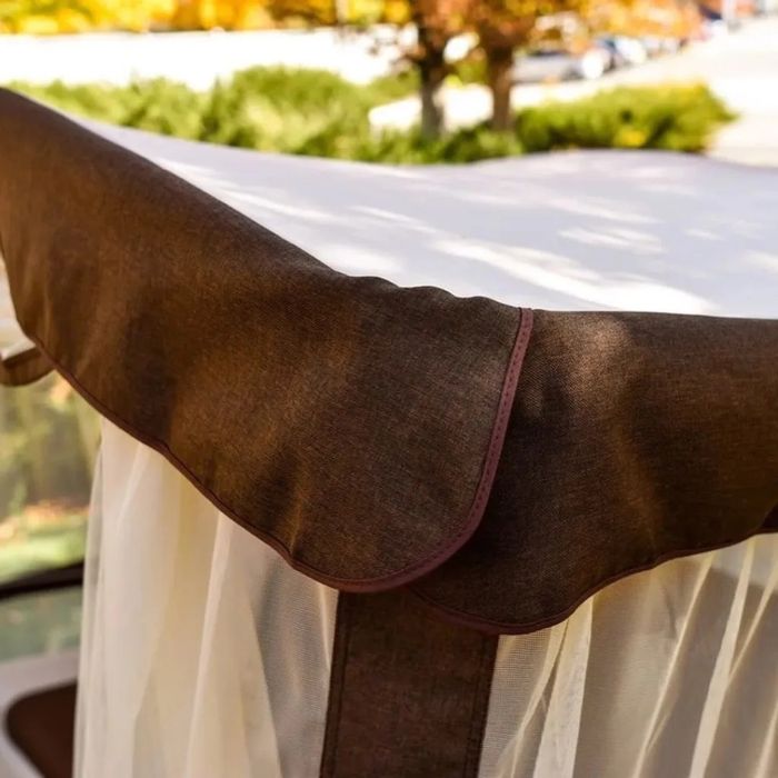 Садовые качели с москитной сеткой