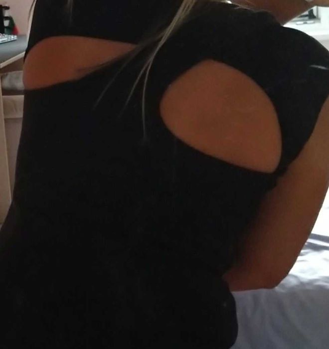 Дамски черен топ