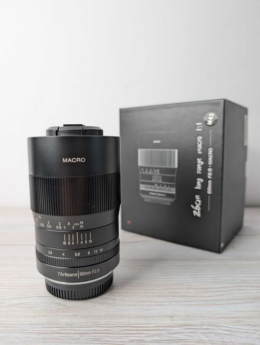 7Artisans 60mm F2.8 Macro M4/3 (mft mount)