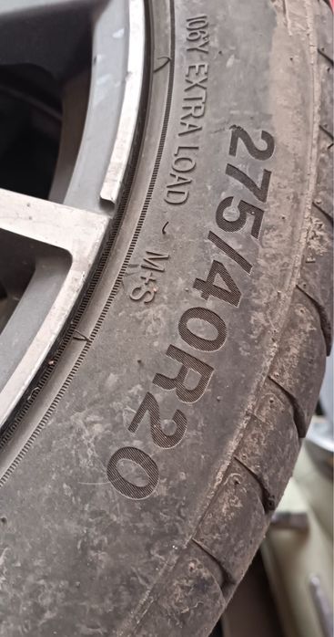 Комплект резины  бмв х5 Р20