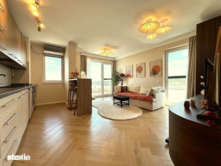 Apartament modern l la cheie l 2 camere l terasa l parcare l Grand Par
