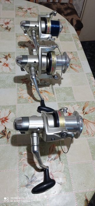 Риболовен комплект от 4 въдици с макари