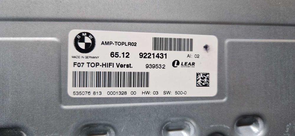 Top HiFi озвучаване от BMW 7ма серия F01
