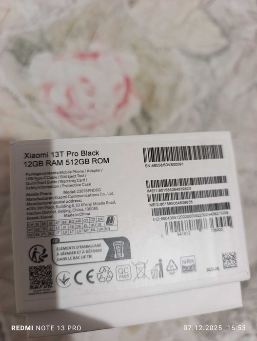 Xiaomi 13T Pro Black