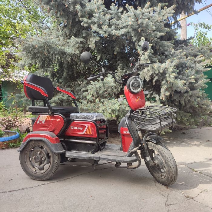 Электроскутер электро трицикл