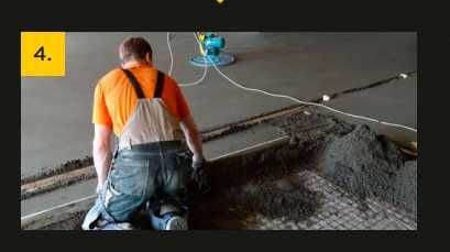 Полусухая стяжки пола