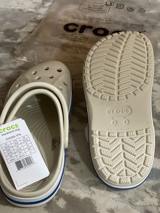 crocs размер 39 luх бежевые унисекс