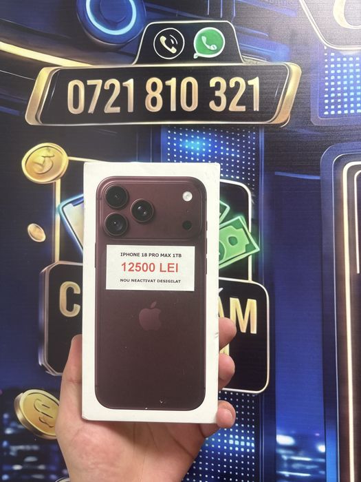 Iphone 18 PRO MAX 1TB • Amanet Lazar Crangasi