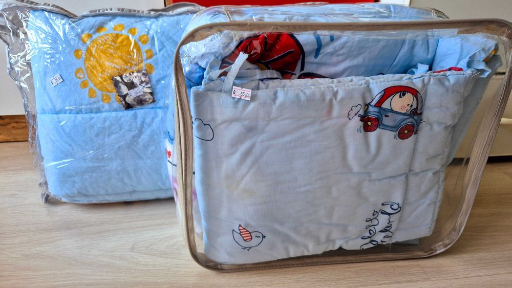 Намалена от 85лв нова завивка и обиколник за легло бебе Лорели