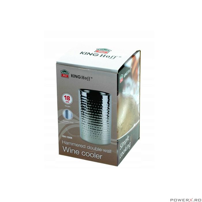 Frapiera pentru vin si gheata, inox, diametru 12cm, Kinghoff