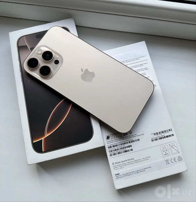 Iphone 16 pro max 256 91%  xolati alo