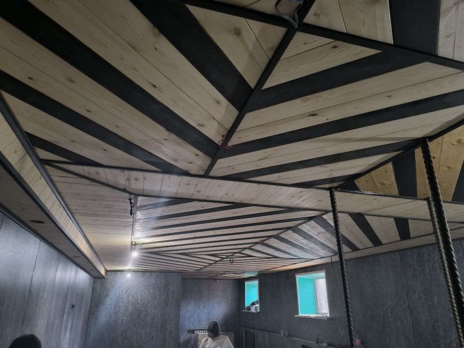 Обшивка бань и саун вагонкой.