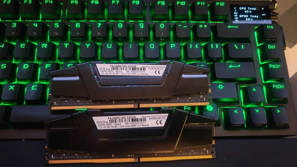 Рам Памет G.SKILL Ripjaws V Black 32GB (2x16GB) 3200Mhz DDR4
