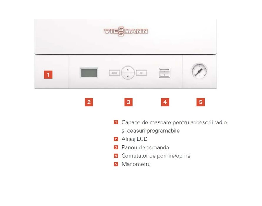 Centrala termica Viessmann Vitodens 050-W/ 2 buc