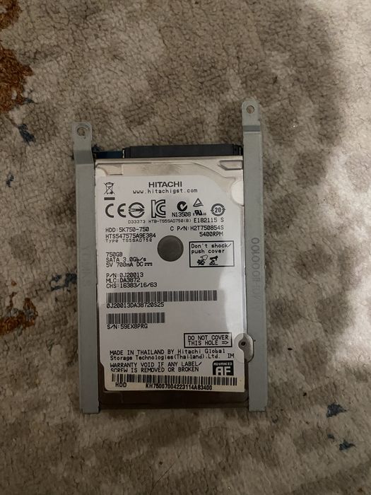 Продам HDD диск за 6к (750 гб)