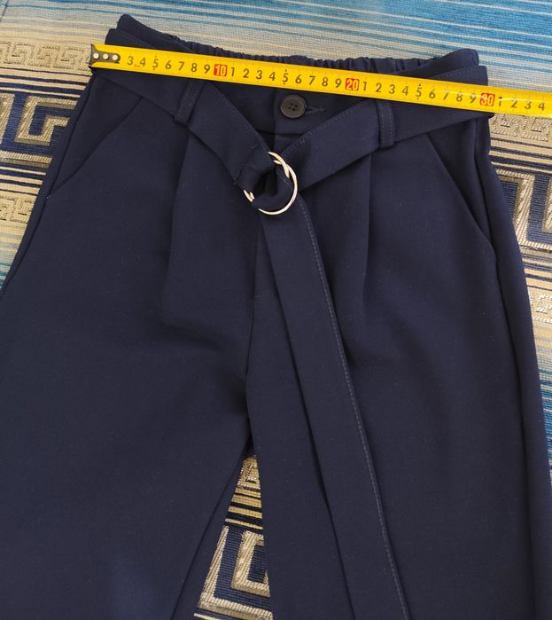 Школьные брюки синие до 10 лет на девочку