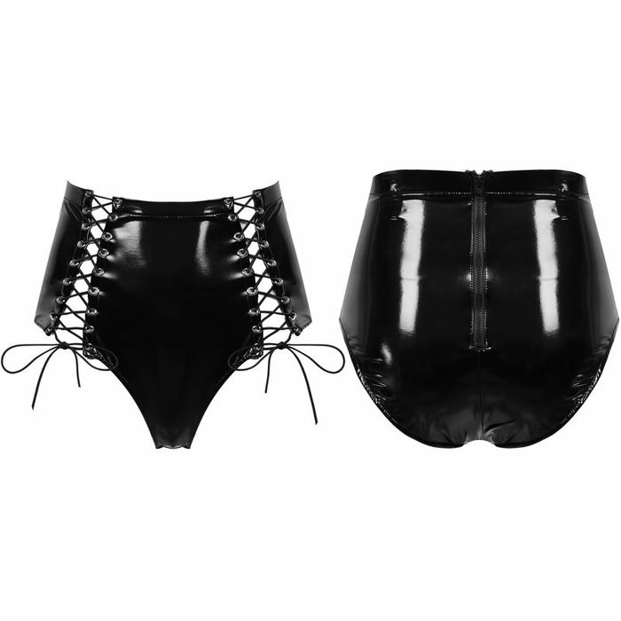 Кожени лачени латексови бикини прашки Хл