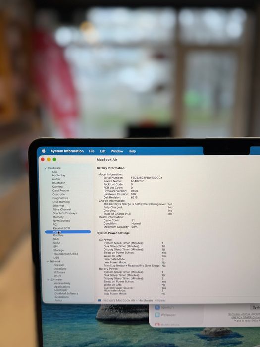 **ATS GSM** Macbook Air M3  2023 13-inch 256Gb/8Gb/Fact+Gar