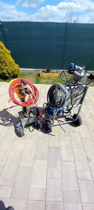 Pompa pneumatica zugrăvit/ pompa airless Wagner